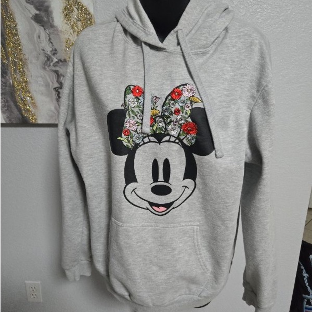 Disney Minnie Mouse Gray Hoodie
